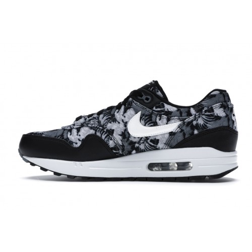 Кроссы Nike Air Max 1 Black Floral - мужская сетка размеров