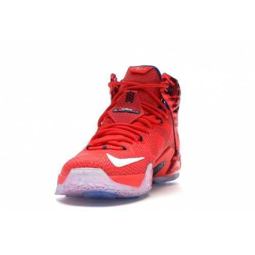 Кроссы Nike LeBron 12 Independence Day - мужская сетка размеров