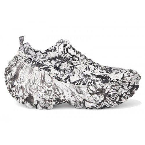Balenciaga Bouncer Graffiti Print - мужская сетка размеров