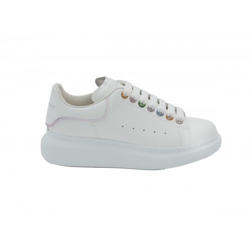 Кроссы Alexander McQueen Oversized Metalic Eyelets (W) - женская сетка размеров
