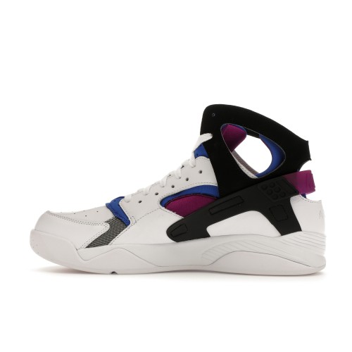 Кроссы Nike Air Flight Huarache OG White Bold Berry (2014) - мужская сетка размеров
