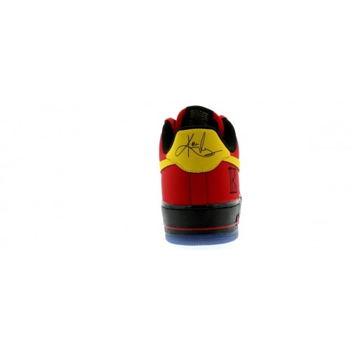 Кроссы Nike Air Force 1 Low Kyrie Irving Black Red - мужская сетка размеров
