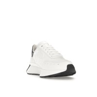 Женские кроссовки Alexander McQueen Sprint Runner White Black (W)