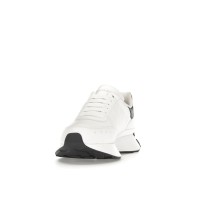 Женские кроссовки Alexander McQueen Sprint Runner White Black (W)
