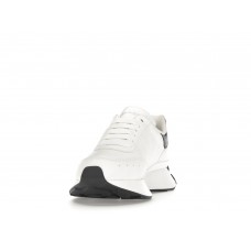 Женские кроссовки Alexander McQueen Sprint Runner White Black (W)