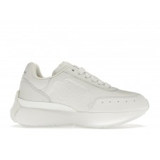 Женские кроссовки Alexander McQueen Sprint Runner White White (W)