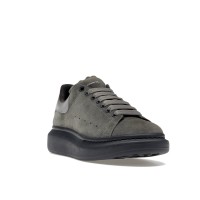 Кроссовки Alexander McQueen Oversized Dark Grey Black Suede