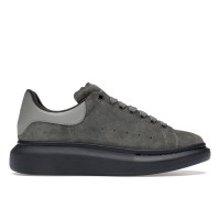 Кроссовки Alexander McQueen Oversized Dark Grey Black Suede