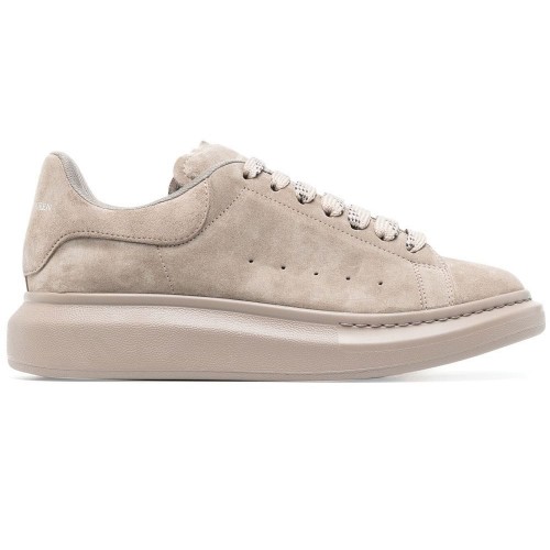 Кроссы Alexander McQueen Oversized Beige Suede - мужская сетка размеров