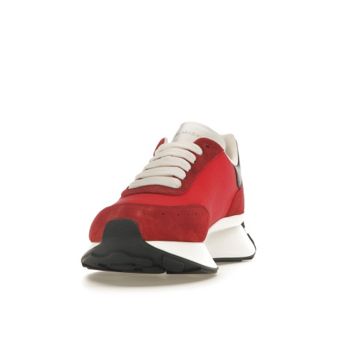 Кроссы Alexander McQueen Sprint Runner Lust Red - мужская сетка размеров