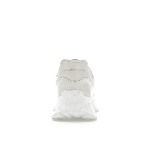 Кроссы Alexander McQueen Sprint Runner Triple White - мужская сетка размеров