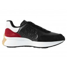 Кроссовки Alexander McQueen Sprint Runner Black White Red