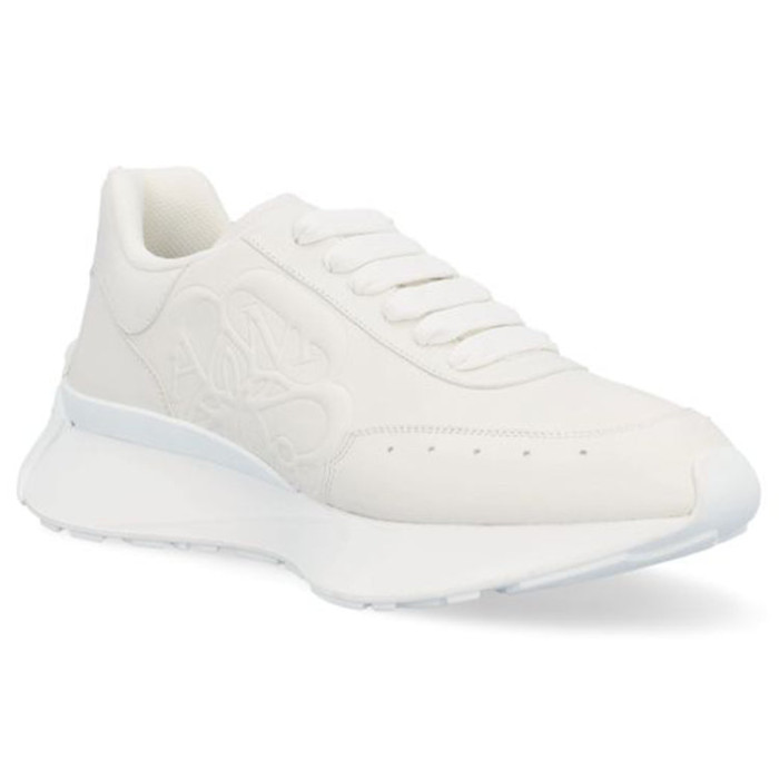 Alexander McQueen Sprint Runner White - мужская сетка размеров Alexander McQueen Sprint Runner White - мужская сетка размеров