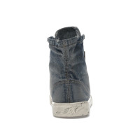 Balenciaga Paris High Top Blue Destroyed Denim