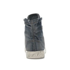 Balenciaga Paris High Top Blue Destroyed Denim