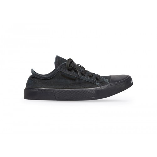 Кроссы Balenciaga Paris Low Top Black - мужская сетка размеров