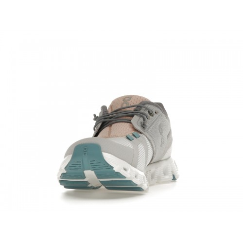 Кроссы On Running Cloud 5 Push Glacier Undyed White (W) - женская сетка размеров