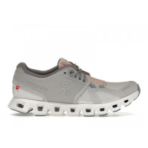 Кроссы On Running Cloud 5 Push Glacier Undyed White (W) - женская сетка размеров