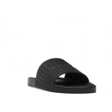Bottega Veneta Rubber Slides Black