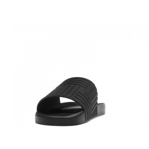 Bottega Veneta Rubber Slides Black - мужская сетка размеров