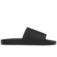 Bottega Veneta Rubber Slides Black