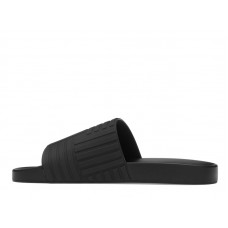 Bottega Veneta Rubber Slides Black