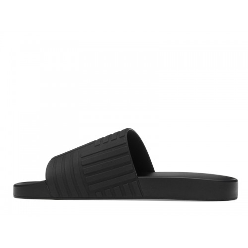 Bottega Veneta Rubber Slides Black - мужская сетка размеров