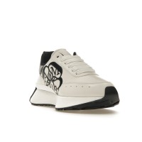 Женские кроссовки Alexander McQueen Sprint Runner Beige Black (W)