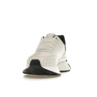 Женские кроссовки Alexander McQueen Sprint Runner Beige Black (W)