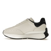 Женские кроссовки Alexander McQueen Sprint Runner Beige Black (W)