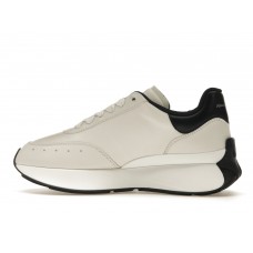 Женские кроссовки Alexander McQueen Sprint Runner Beige Black (W)