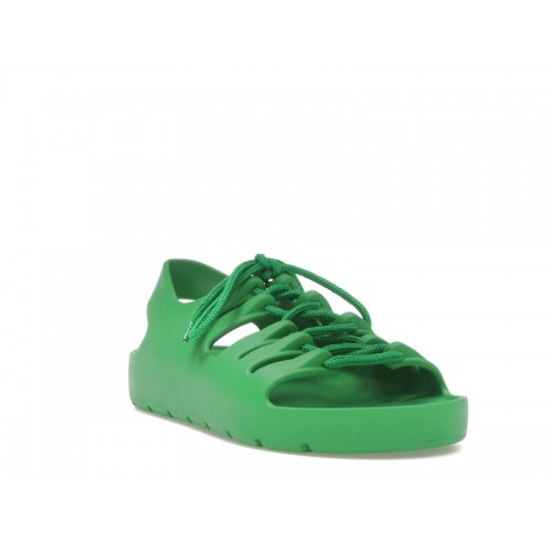 Bottega Veneta Jelly Lace Up Sandal Green - мужская сетка размеров