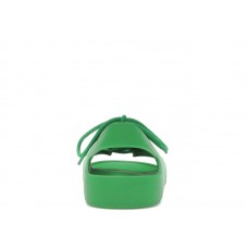 Bottega Veneta Jelly Lace Up Sandal Green