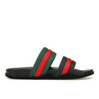 Gucci Agrado Grg Rubber Slide Black Blue Green Red