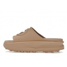 Женские Gucci GG Oversize Slide Sandal Interlocking G Light Brown (W)
