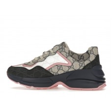 Женские Gucci Rhyton Sneaker Beige Blue Monogram (W)