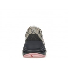 Женские Gucci Rhyton Sneaker Beige Blue Monogram (W)