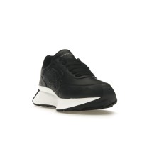 Женские кроссовки Alexander McQueen Sprint Runner Black White (W)
