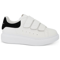 Женские Alexander McQueen Oversized Triple Strap White Black (W)
