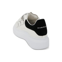 Женские Alexander McQueen Oversized Triple Strap White Black (W)