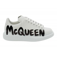 Кроссовки Alexander McQueen Oversized Graffiti White Black