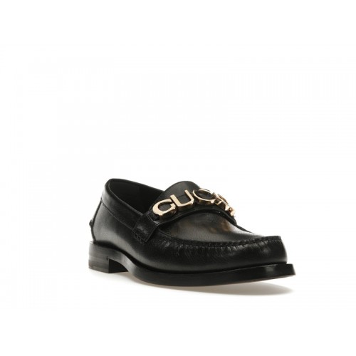 Gucci Logo Loafers Black Leather - мужская сетка размеров Gucci Logo Loafers Black Leather - мужская сетка размеров