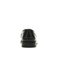 Gucci Logo Loafers Black Leather