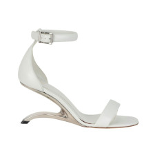 Женские Alexander McQueen Arc High Heel Sandals Ivory (W)