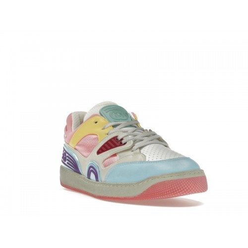 Gucci Basket Low-Top Sneaker Light Blue Demetra Pink (W) - женская сетка размеров