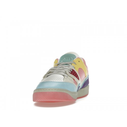 Gucci Basket Low-Top Sneaker Light Blue Demetra Pink (W) - женская сетка размеров
