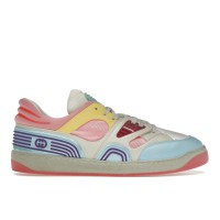 Женские Gucci Basket Low-Top Sneaker Light Blue Demetra Pink (W)