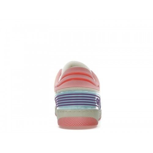 Gucci Basket Low-Top Sneaker Light Blue Demetra Pink (W) - женская сетка размеров