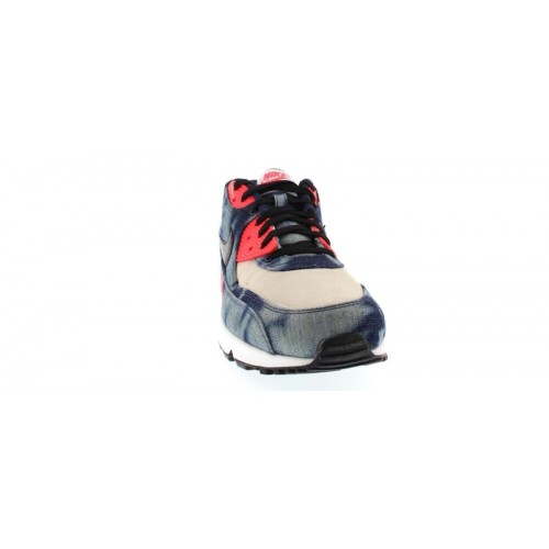 Кроссы Nike Air Max 90 Washed Denim - мужская сетка размеров
