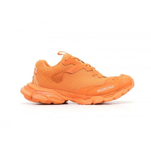 Кроссы Balenciaga Track.3 Orange - мужская сетка размеров